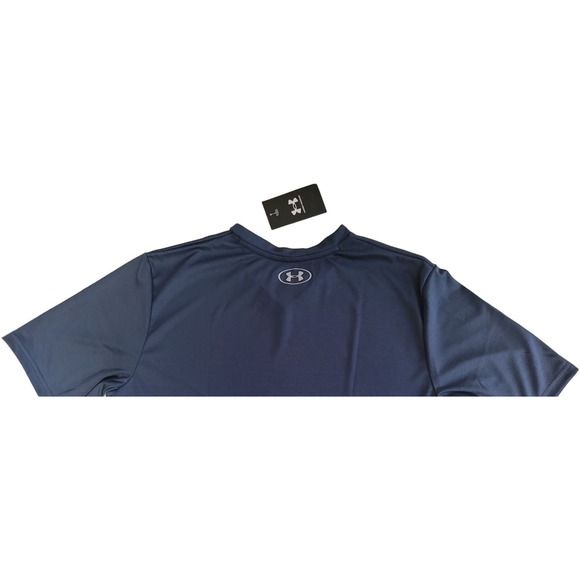 Under Armour UA Velocity Men's T-Shirt Performance Gym Run V-Neck Tee Large Blue - Picture 11 of 11